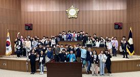 부용초등학교 의회 방문 견학