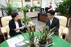 국민연금공단 지사장 내방