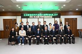 일본 시바다시 대표단 내방