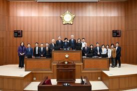 일본 시바다시 대표단 내방