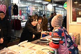 의정부시의회 전통시장 장보기 행사