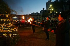 정월대보름 시민축제(중랑천변 동막교)