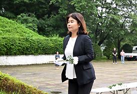 제9대 의정부시의회, 후반기 의장단 현충탑 참배