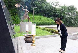 제9대 의정부시의회, 후반기 의장단 현충탑 참배