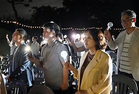 제2회 충의공예술제 점등식(정문부장군 묘역 외삼문 앞))