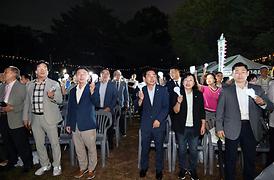 제2회 충의공예술제 점등식(정문부장군 묘역 외삼문 앞))