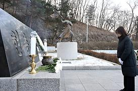 새해맞이 현충탑 신년 참배(자일동 현충탑)