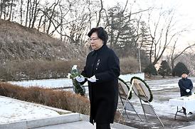 새해맞이 현충탑 신년 참배(자일동 현충탑)