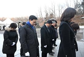 새해맞이 현충탑 신년 참배(자일동 현충탑)