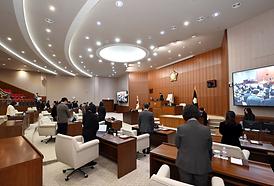 제334회 의정부시의회 임시회 제1차 본회의(본회의장)