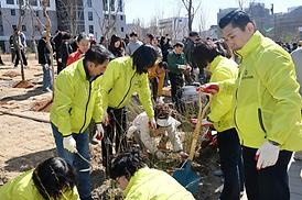 제80회 식목일 기념 봄철 나무심기 행사(산곡동 177-6)