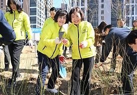 제80회 식목일 기념 봄철 나무심기 행사(산곡동 177-6)