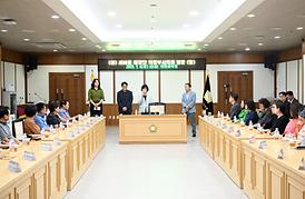 새마을 회장단 의정부시의회 방문