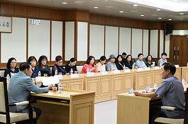 새마을 회장단 의정부시의회 방문