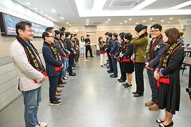 의정부시 기부자 명예의 전당 제막식