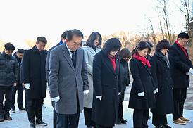 2026년 새해맞이 현충탑 신년 참배(자일동 현충탑)