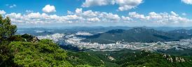 원도봉산에서 바라본 시가지