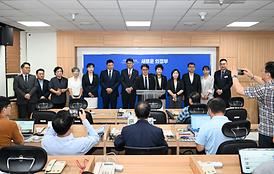 10대 의정부시의회 기자실 및 본청 부서 순회