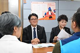 10대 의정부시의회 기자실 및 본청 부서 순회