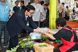 의정부전통시장 폭염예방물품 나눔행사
