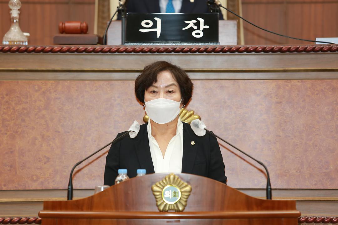 박순자 의원, 제300회 임시회 제1차 본회의 5분자유발언2