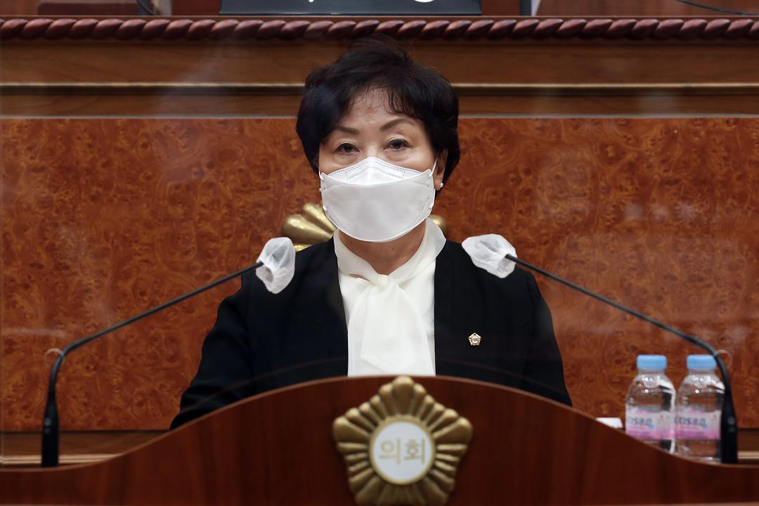 박순자 의원, 제307회 임시회 제2차본회의 5분 자유발언2