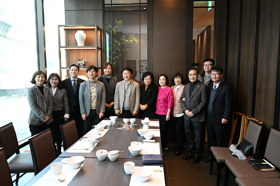 의정부시장과의 신년맞이 오찬 간담회 참석1