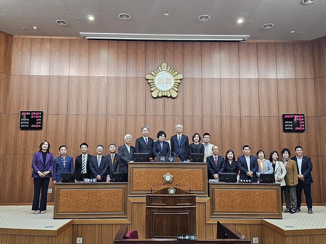 시 자매도시 일본 시바타시 대표단과 문화외교 교류1