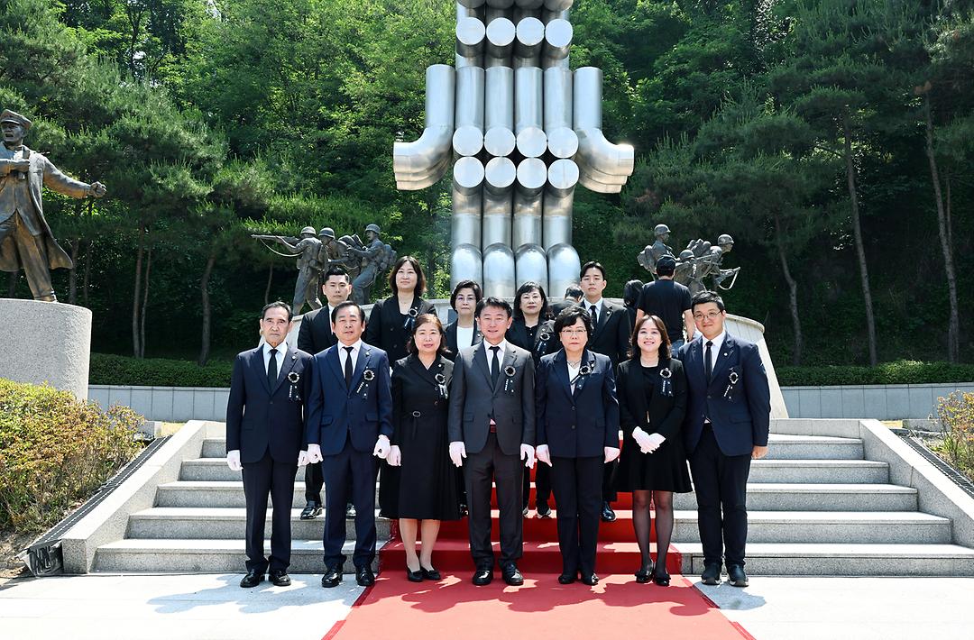 의정부시의회, 제69회 현충일 추념식 참석1