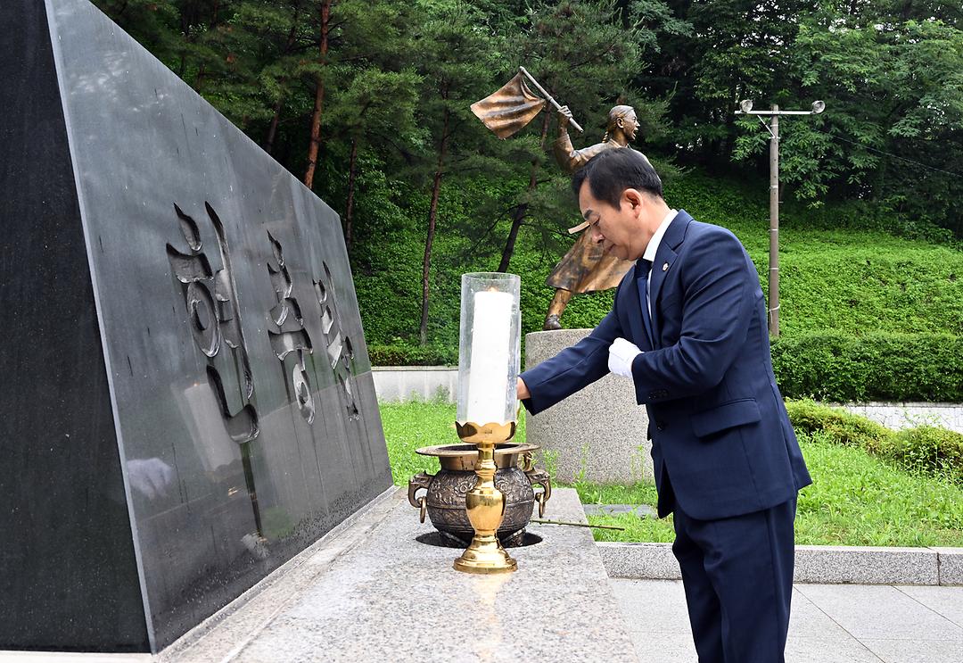 제9대 의정부시의회, 현충탑 참배로 후반기 의정활동 시작2