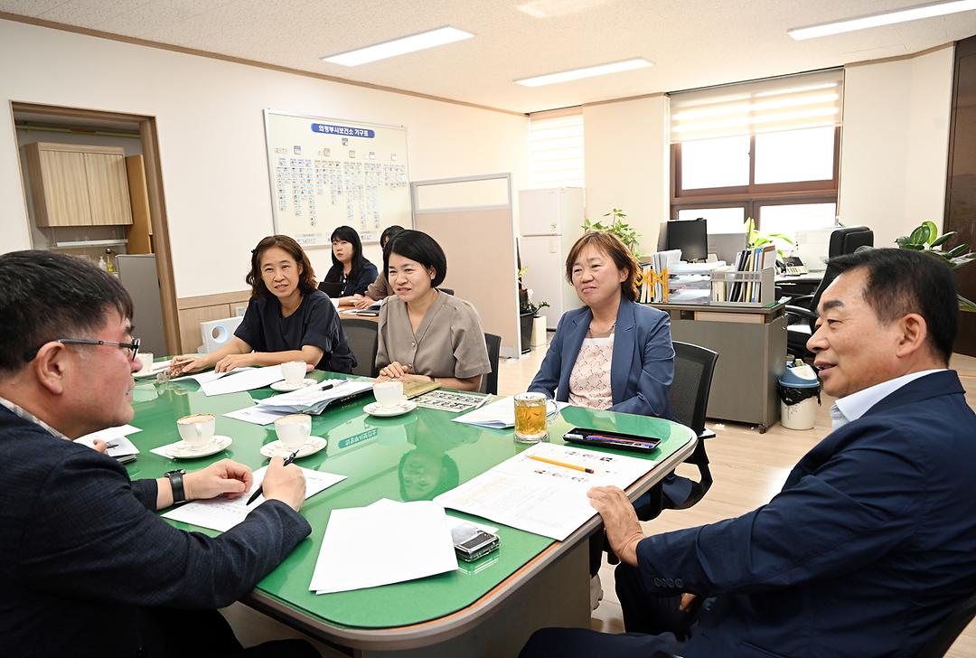 의정부시의회 김연균의장,  의정부보건소 방문해 코로나19 대응현황 파악 및 직원 격려2